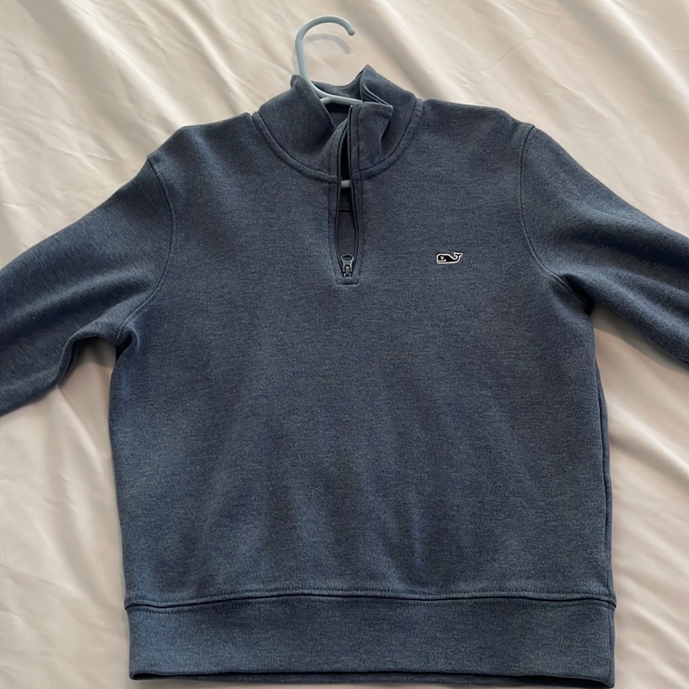 Kids zip up blue vineyard vines